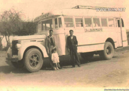 Micro Buin Maipo, año 1950